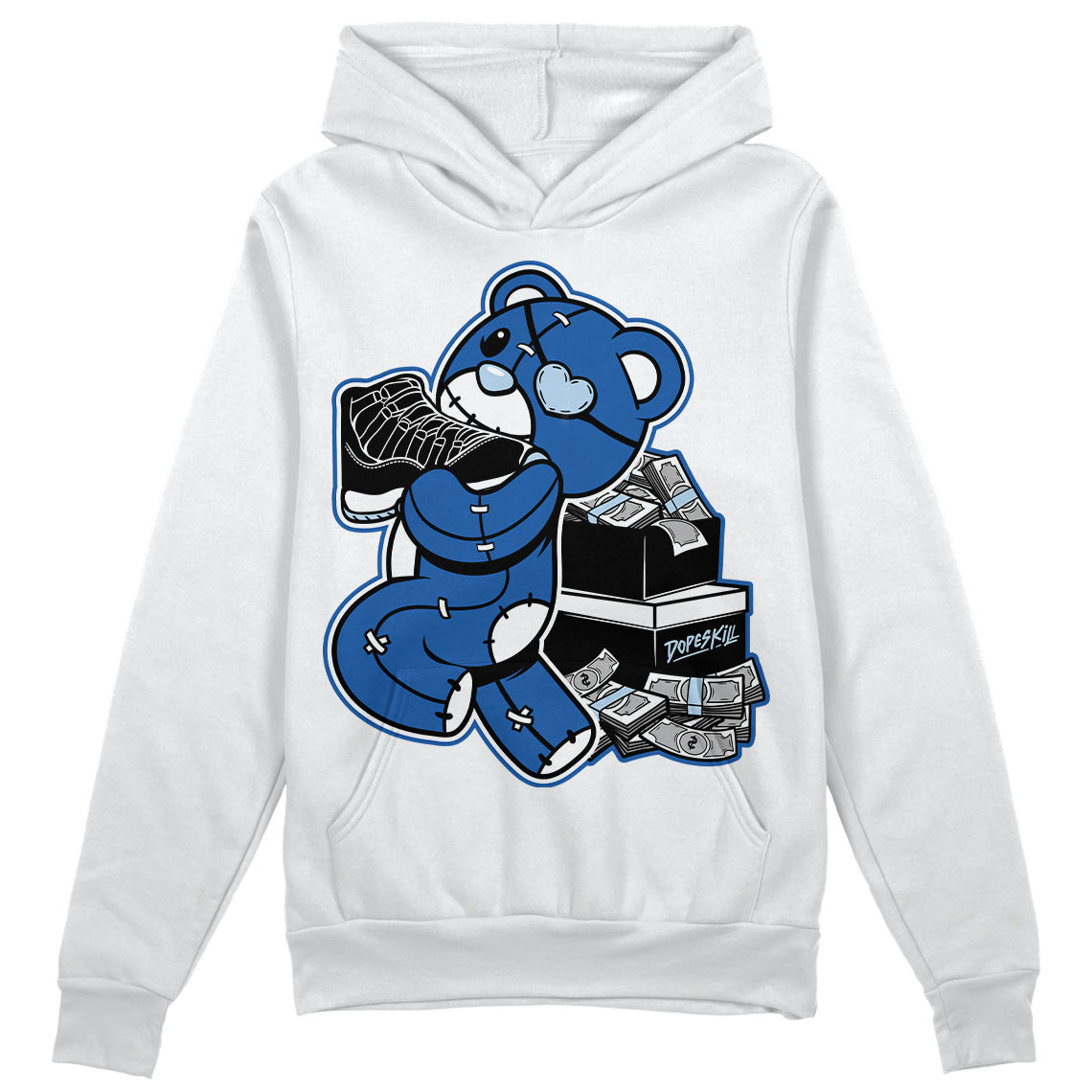 Space Jam 11s superstreetwear Hoodie Sweatshirt Bear Steals Sneaker Graphic