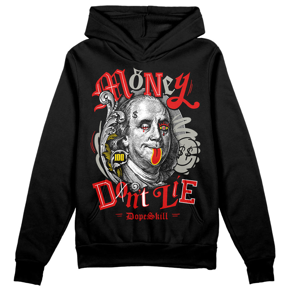 Fire Red 3s superstreetwear Hoodie Sweatshirt Money Don't Lie Graphic