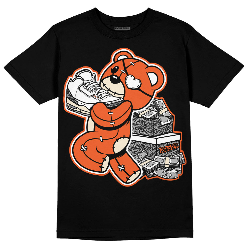 Georgia Peach 3s superstreetwear T-Shirt Bear Steals Sneaker Graphic