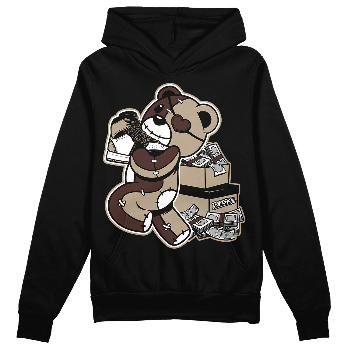 Latte 1s superstreetwear Hoodie Sweatshirt Bear Steals Sneaker Graphic