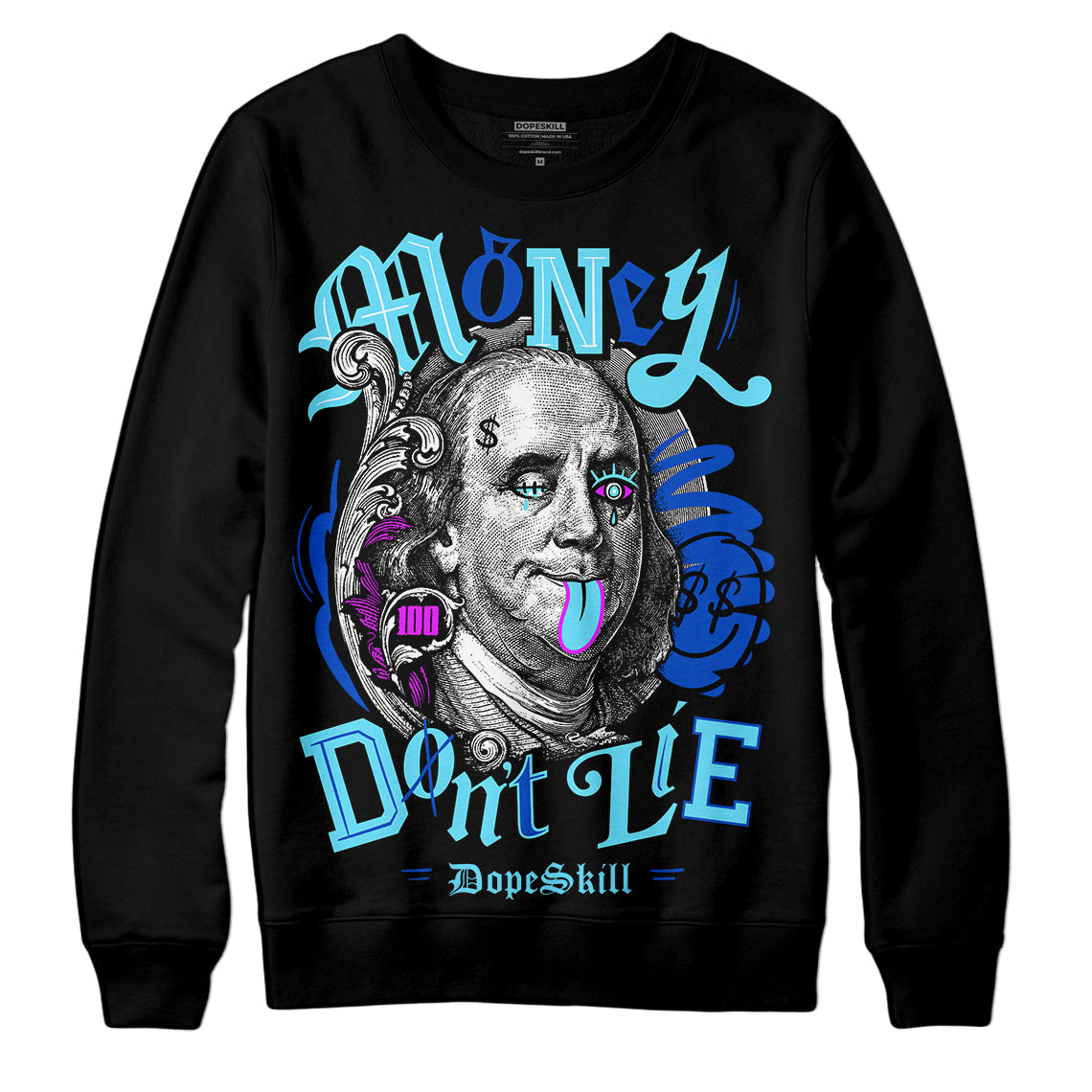 SB Dunk Argon superstreetwear Sweatshirt Money Don't Lie Graphic