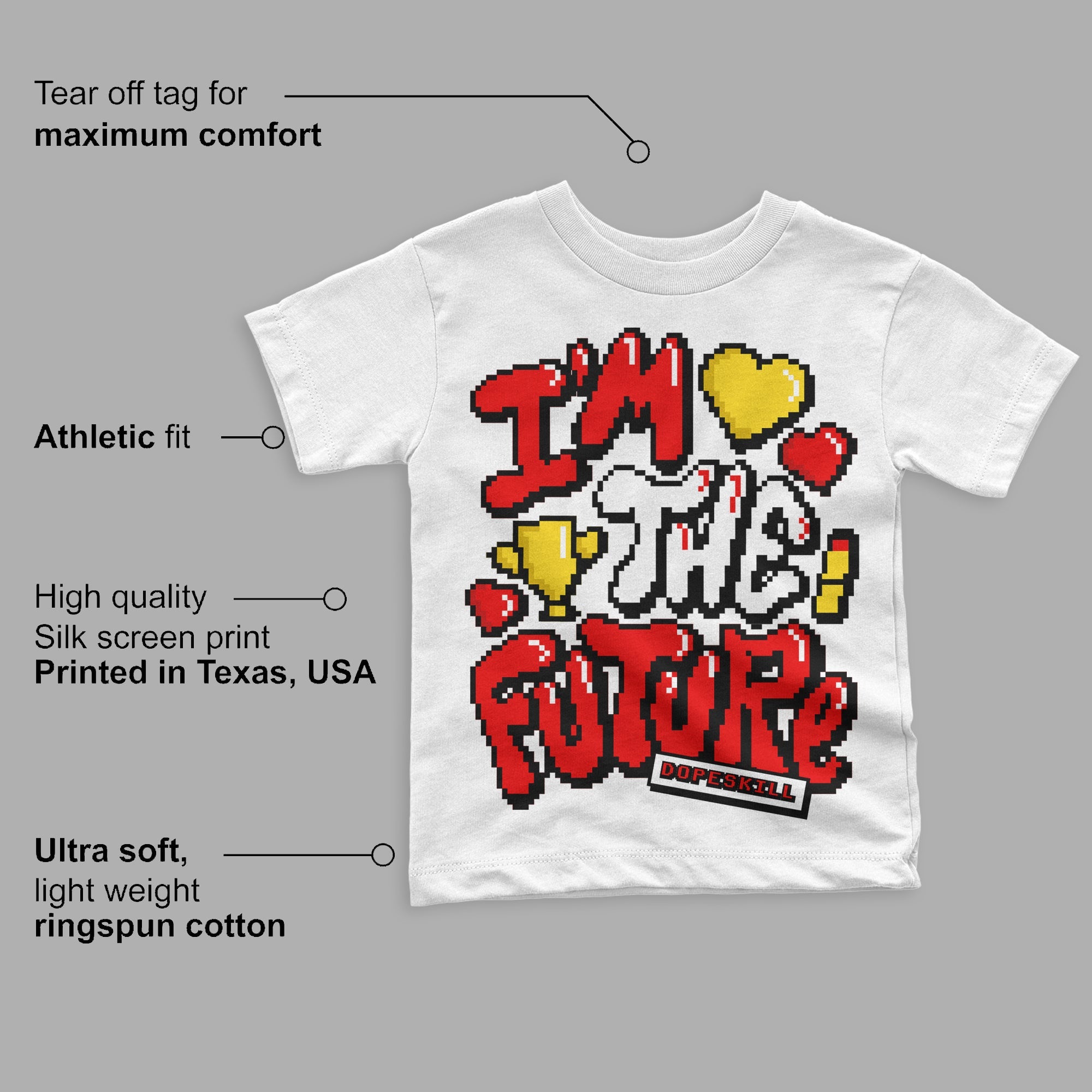 Cherry 11s  superstreetwear Toddler Kids T-shirt I'm The Future Graphic