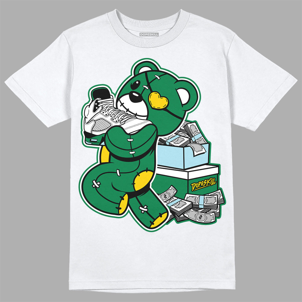 Lucky Green 5s superstreetwear T-Shirt Bear Steals Sneaker Graphic