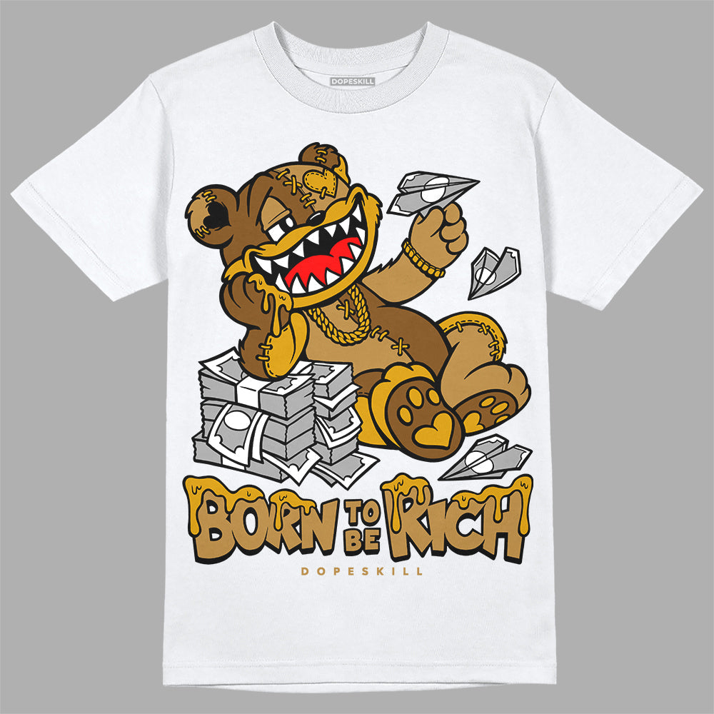 Wheat 13s superstreetwear T-Shirt Born To Be Rich Graphic
