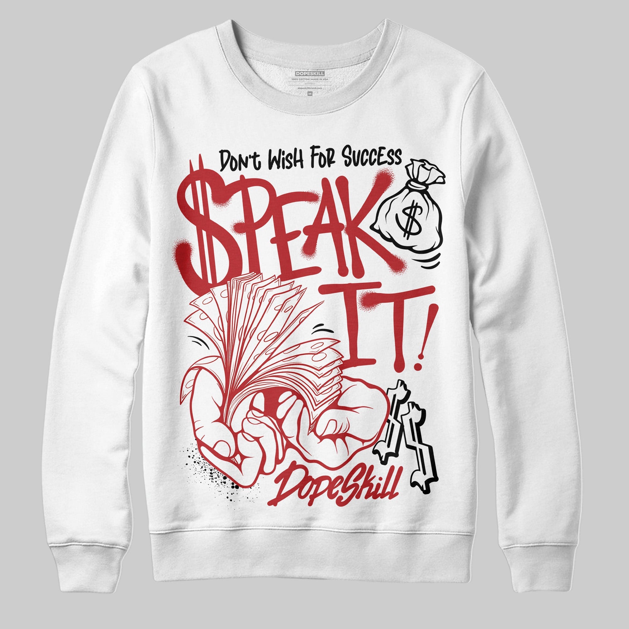 Black Toe Reimagined 1s superstreetwear Sweatshirt Speak It Graphic