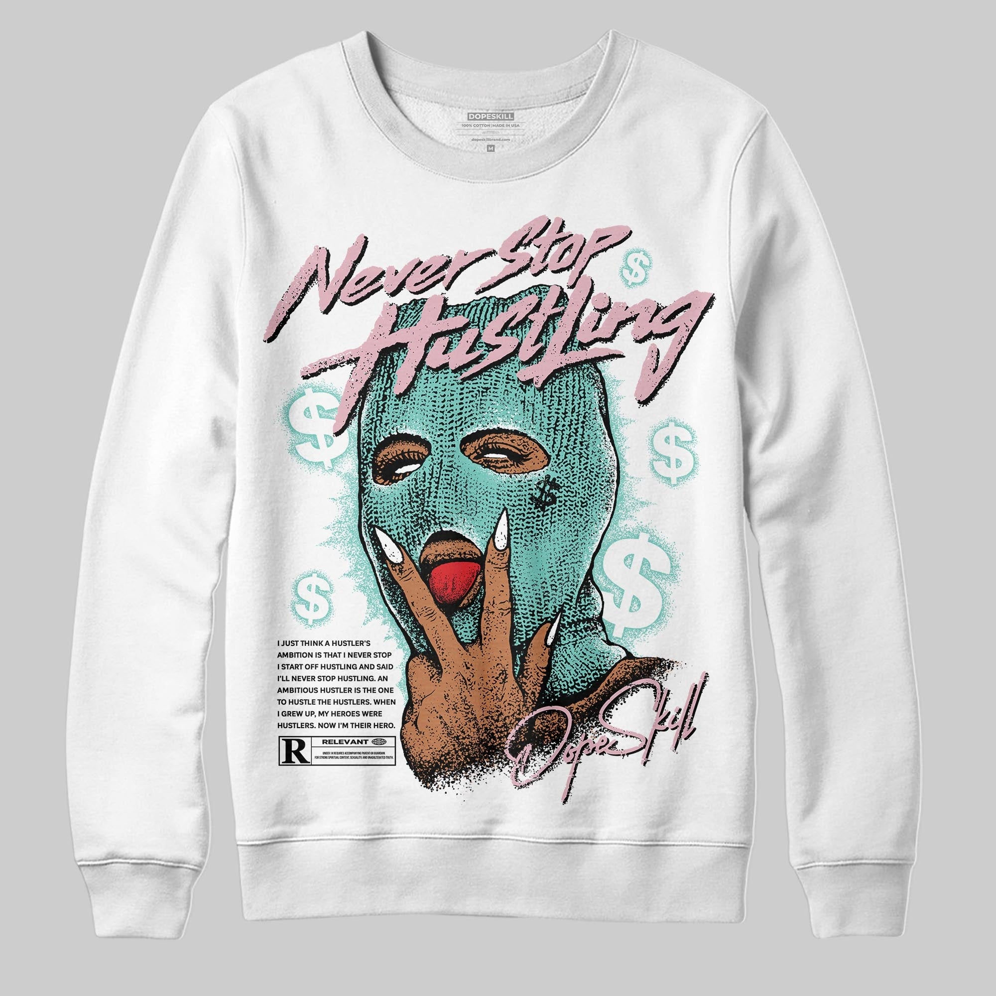 Igloo 11s superstreetwear Sweatshirt Never Stop Hustling Graphic