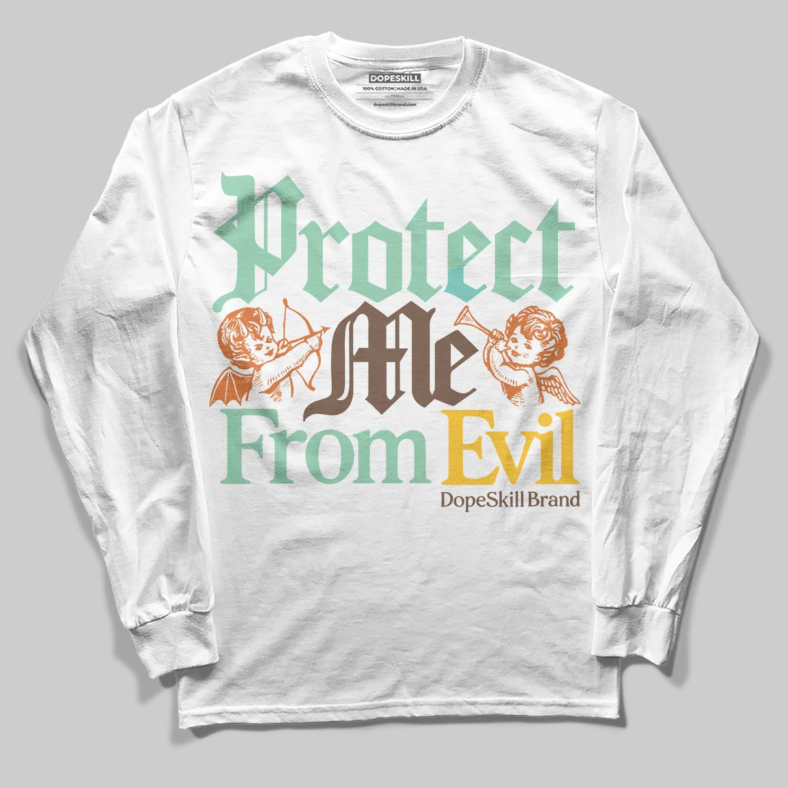 SB Dunk a??Rodeoa?? superstreetwear Long Sleeve T-Shirt Protect Me From Evil Graphic