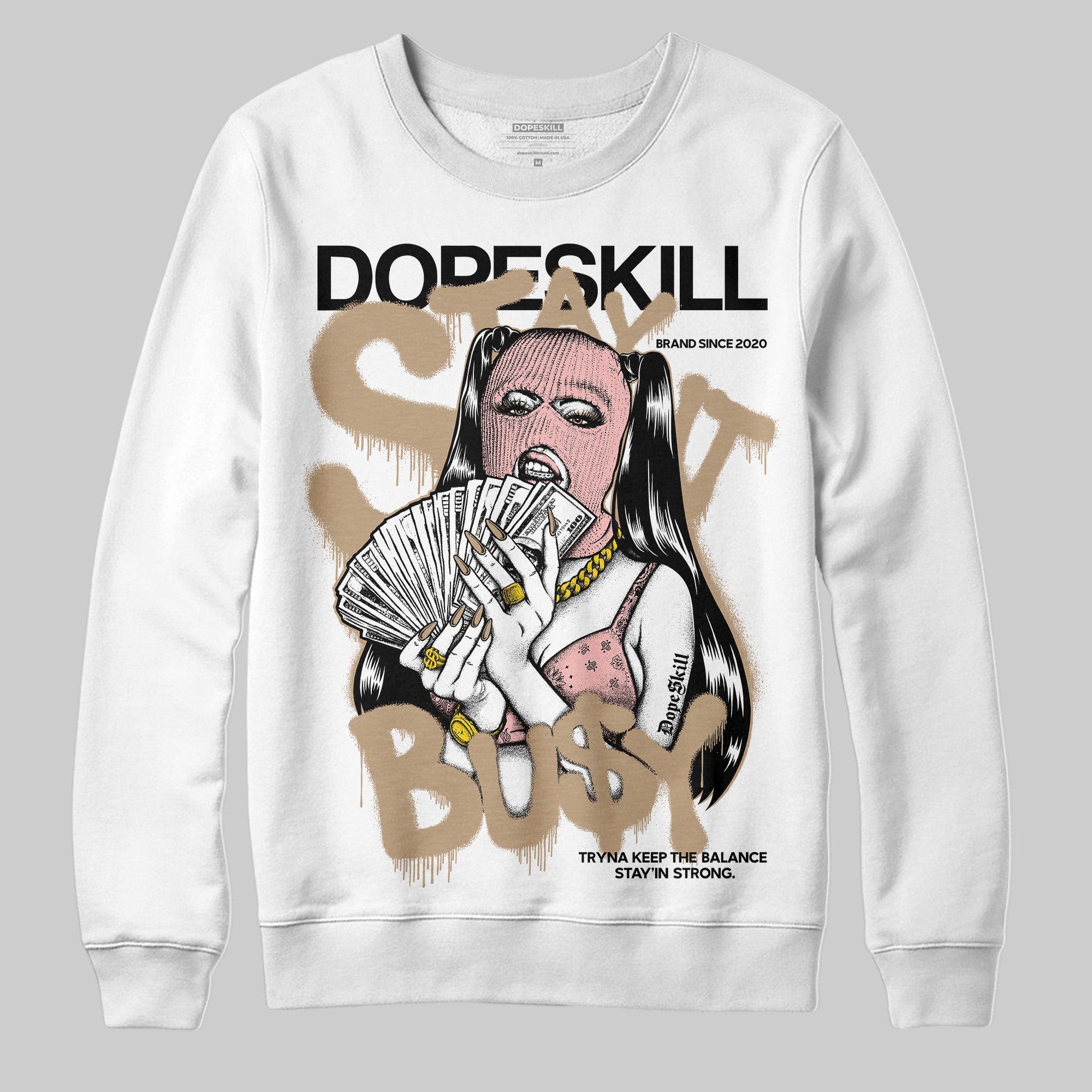 AIR FORCE 1 LINEN superstreetwear Sweatshirt Stay It Busy Graphic