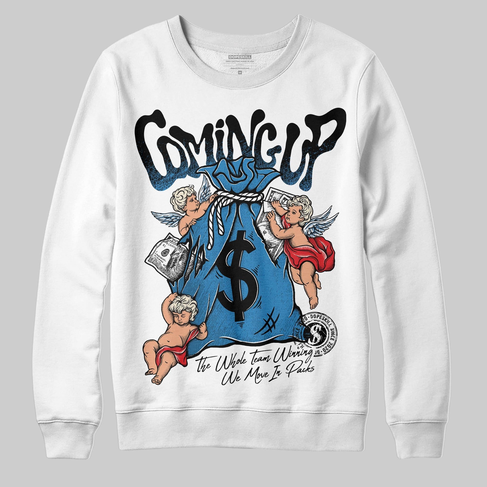 Rare Air 3s superstreetwear Sweatshirt Money Bag Coming Up Graphic