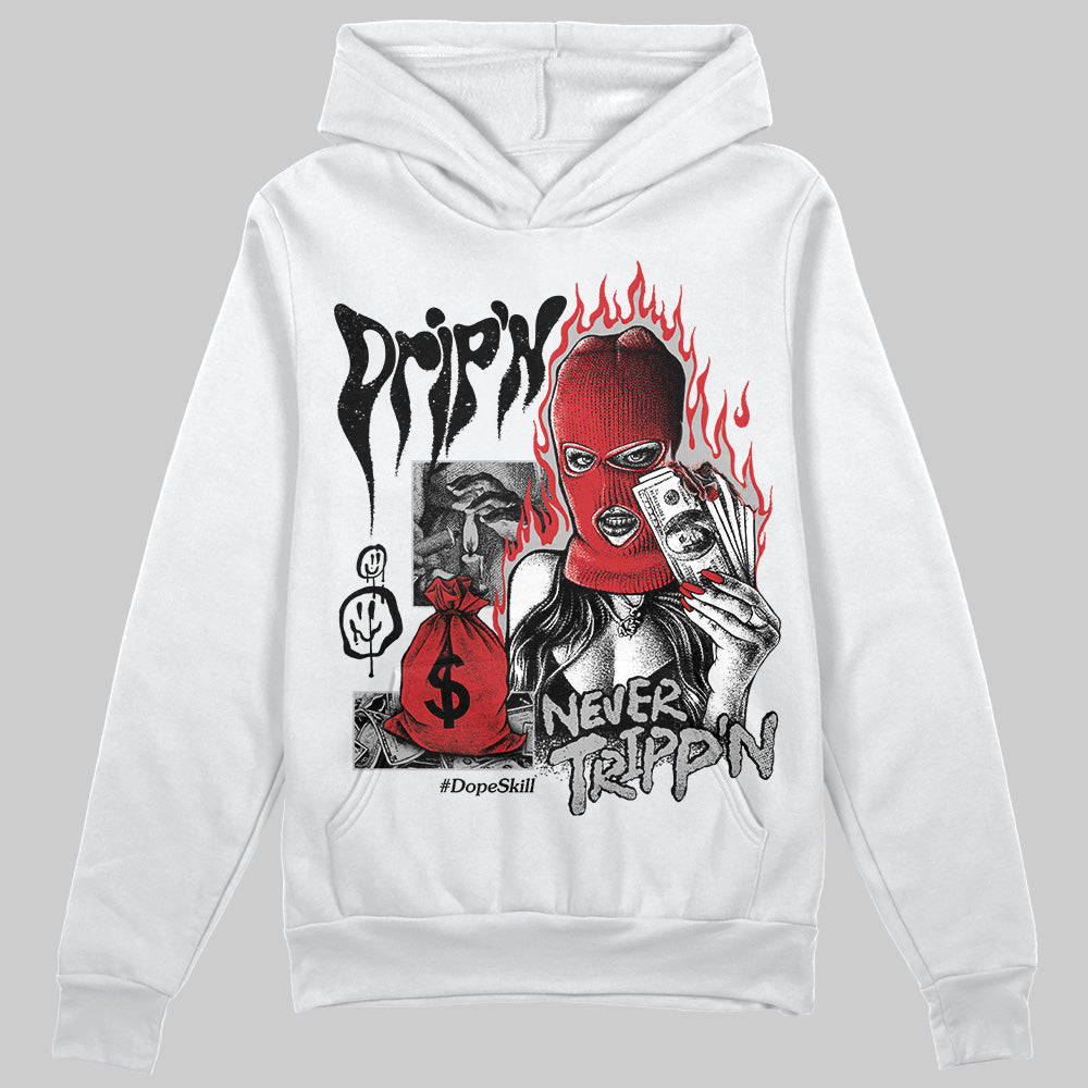 Black Cement 3s superstreetwear Hoodie Sweatshirt Drip'n Never Tripp'n Graphic