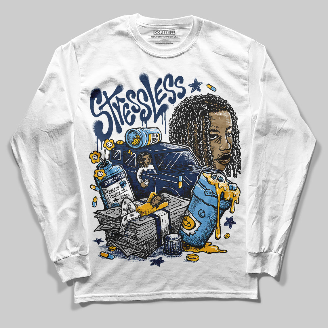 Retro Dunk From Above 4s superstreetwear Long Sleeve T-Shirt Stressless Graphic