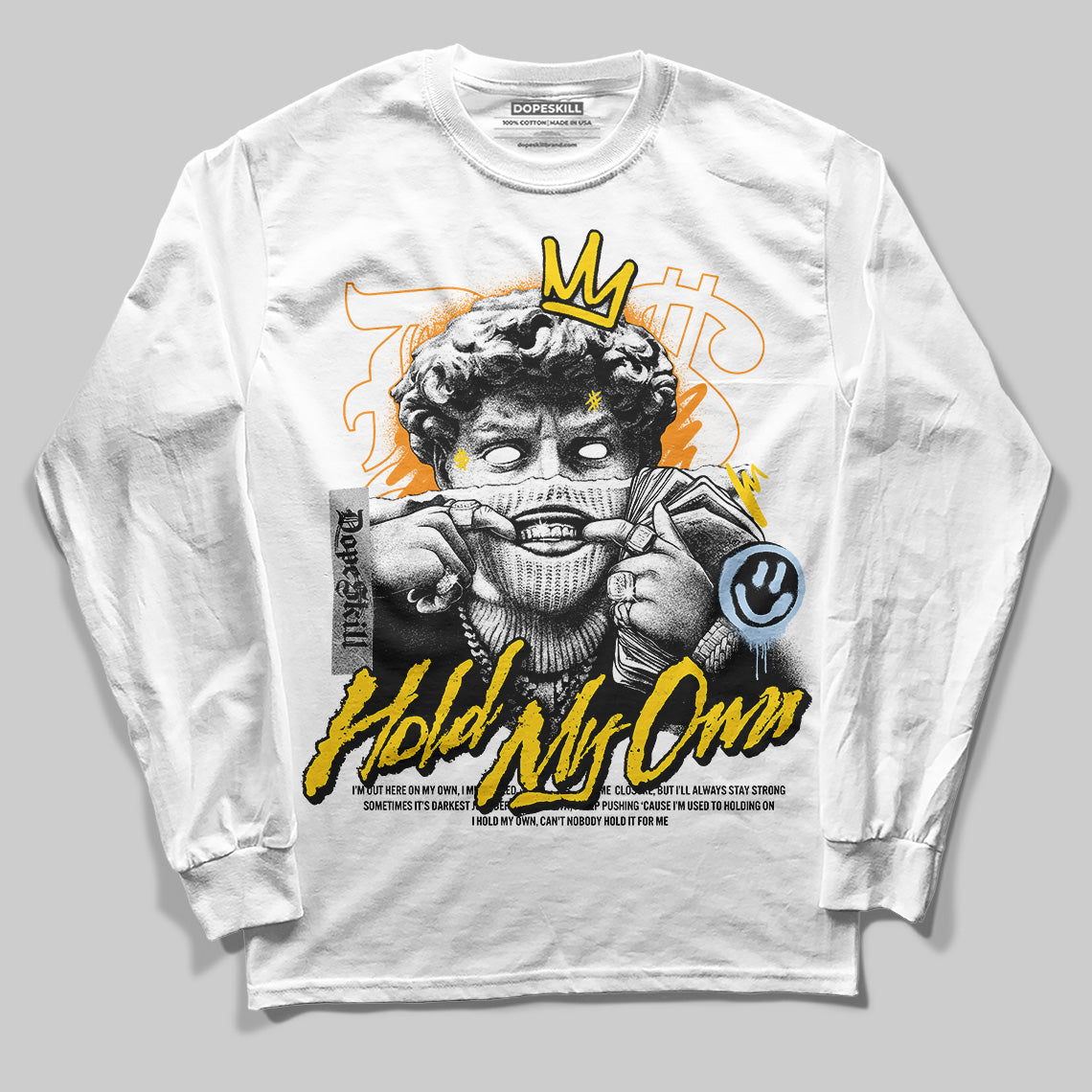 Yellow Ochre 6s superstreetwear Long Sleeve T-Shirt In My Way Graphic