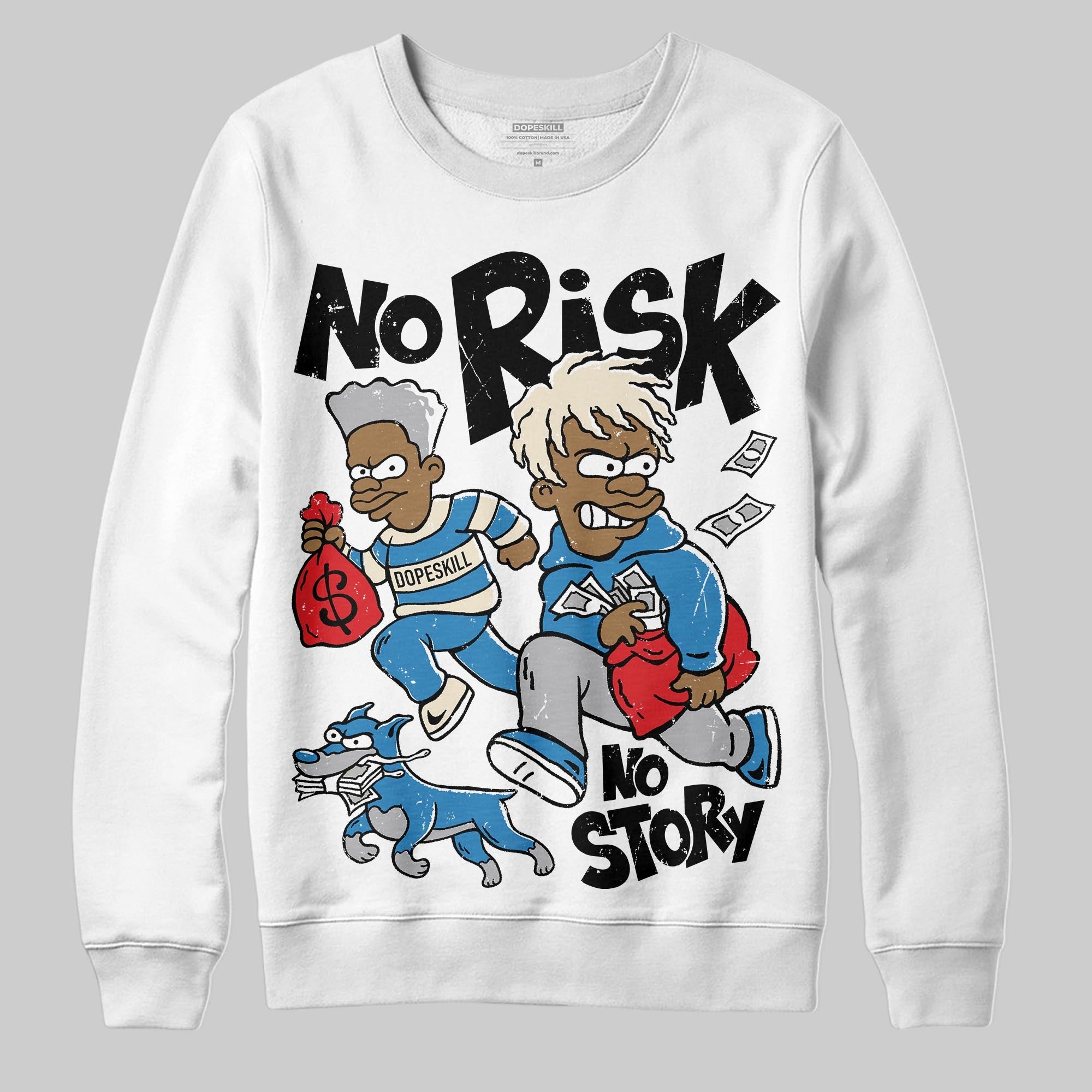 Rare Air 3s superstreetwear Sweatshirt No Risk No Story Graphic