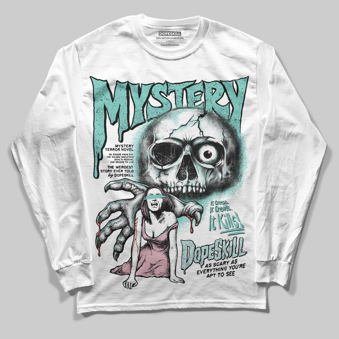 Igloo 11s superstreetwear Long Sleeve T-Shirt Mystery Ghostly Grasp Graphic