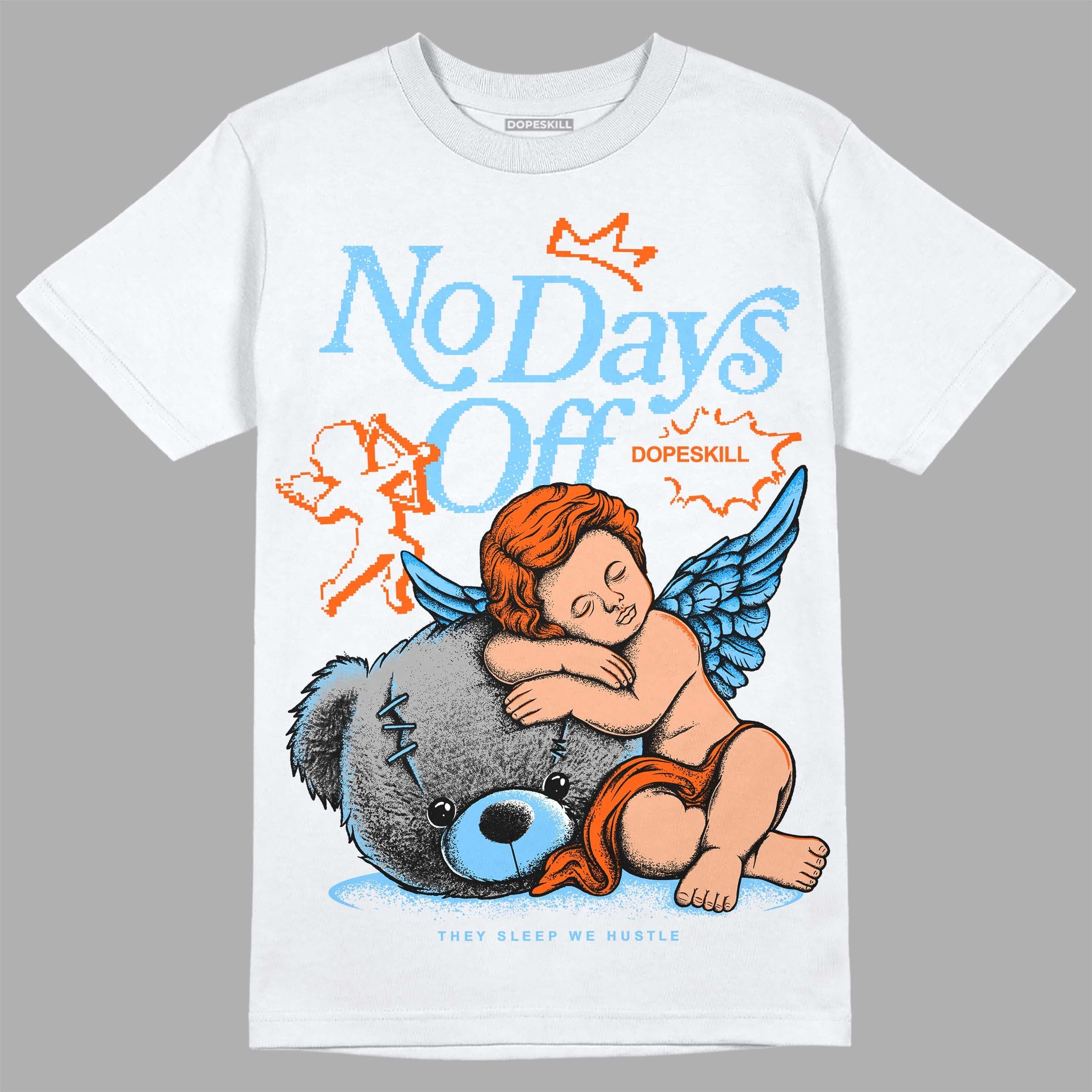 Dunk Low Futura University Blue superstreetwear T-Shirt New No Days Off Graphic