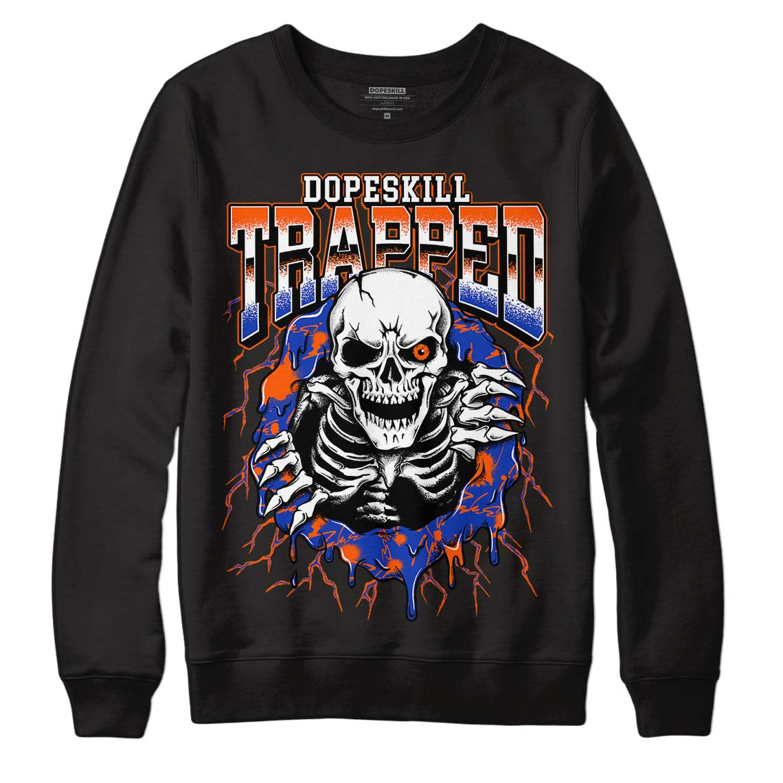 Dunk Low Futura Orange Blaze superstreetwear Sweatshirt Trapped Halloween Graphic