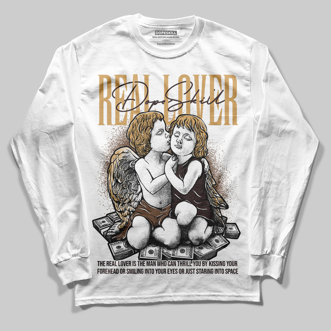 Earth 5s superstreetwear Long Sleeve T-Shirt Real Lover Graphic