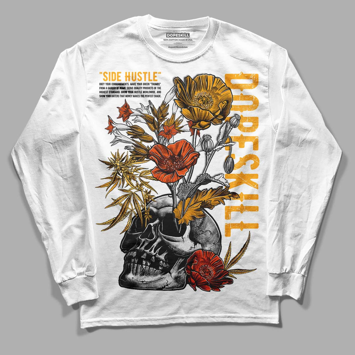 Black Taxi 12s DopeSkill Long Sleeve T-Shirt Side Hustle Graphic