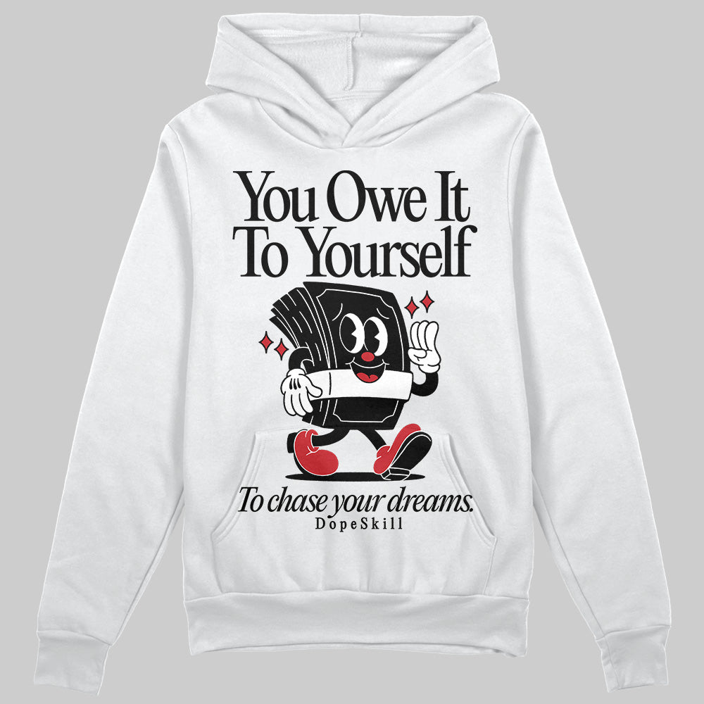 Bred Velvet 11s superstreetwear Hoodie Sweatshirt Owe It To Yourself Graphic