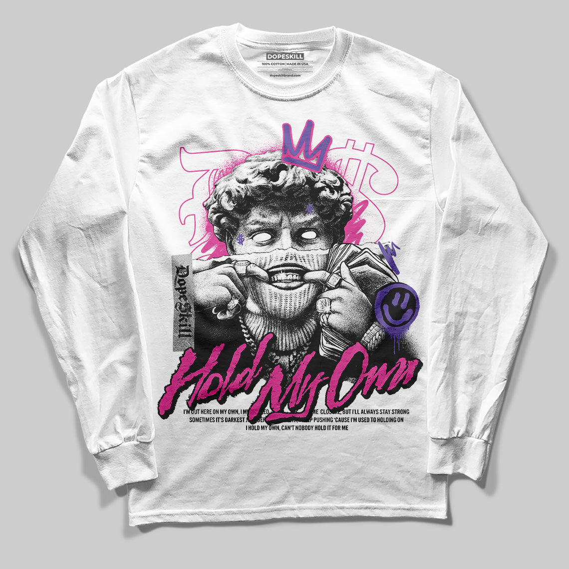 Dunk Active Fuchsia superstreetwear Long Sleeve T-Shirt In My Way Graphic