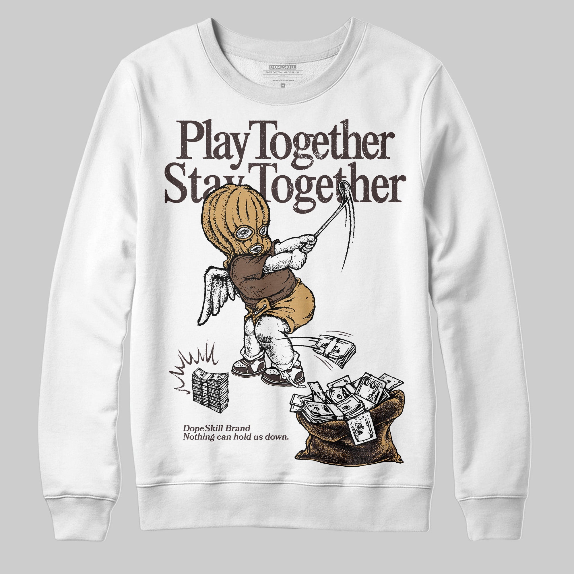 Earth 5s superstreetwear Sweatshirt Play together,Stay together Graphic