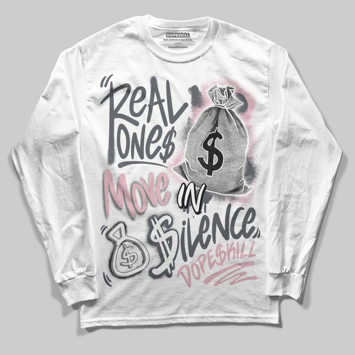 Max 95 OG ¡°Pink Foam¡± superstreetwear Long Sleeve T-Shirt Real Ones Move In Silence Graphic