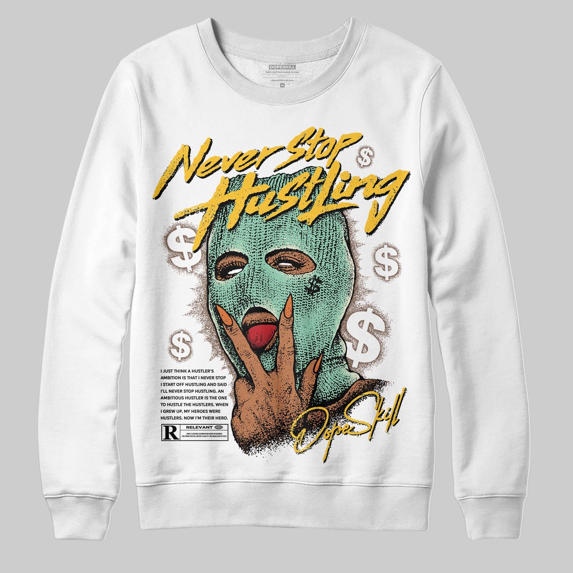 SB Dunk ¡°Rodeo¡± superstreetwear Sweatshirt Never Stop Hustling Graphic