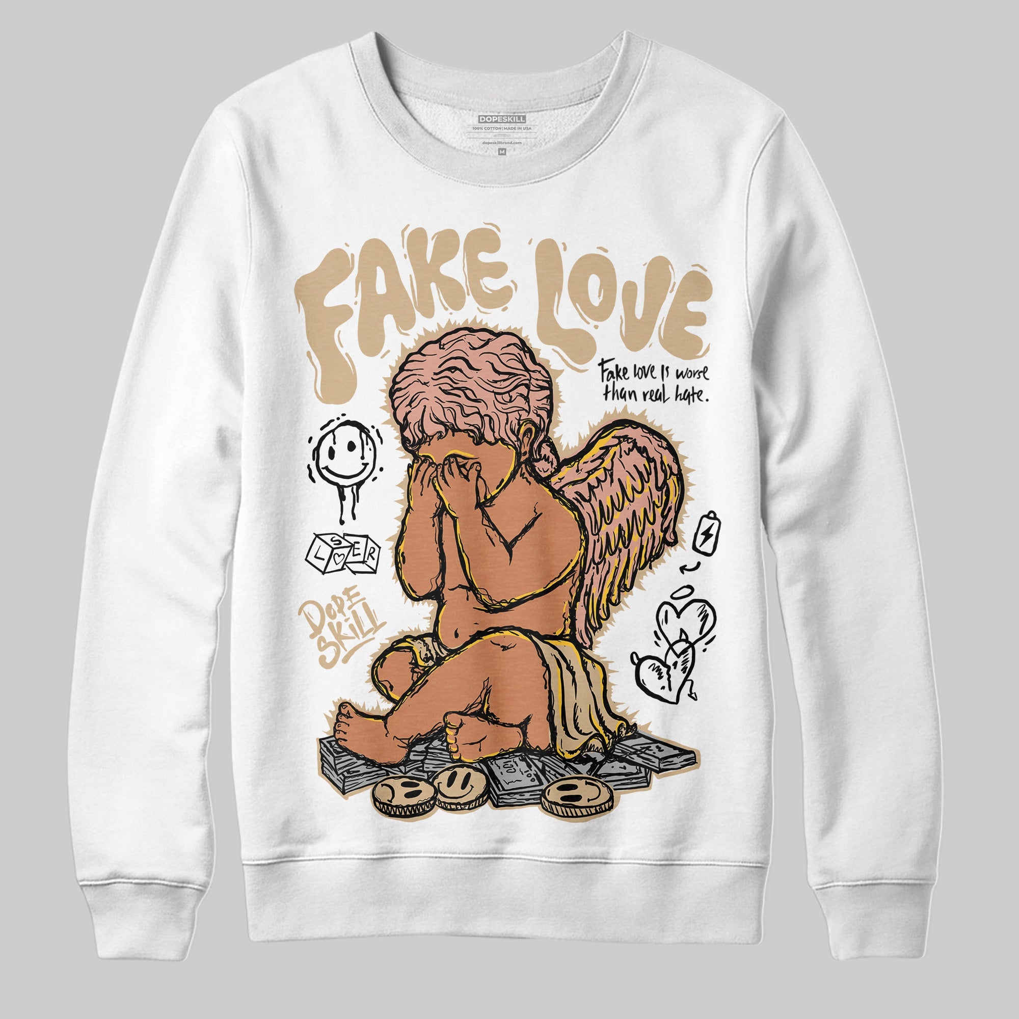 TAN Collection superstreetwear Sweatshirt False Love Graphic