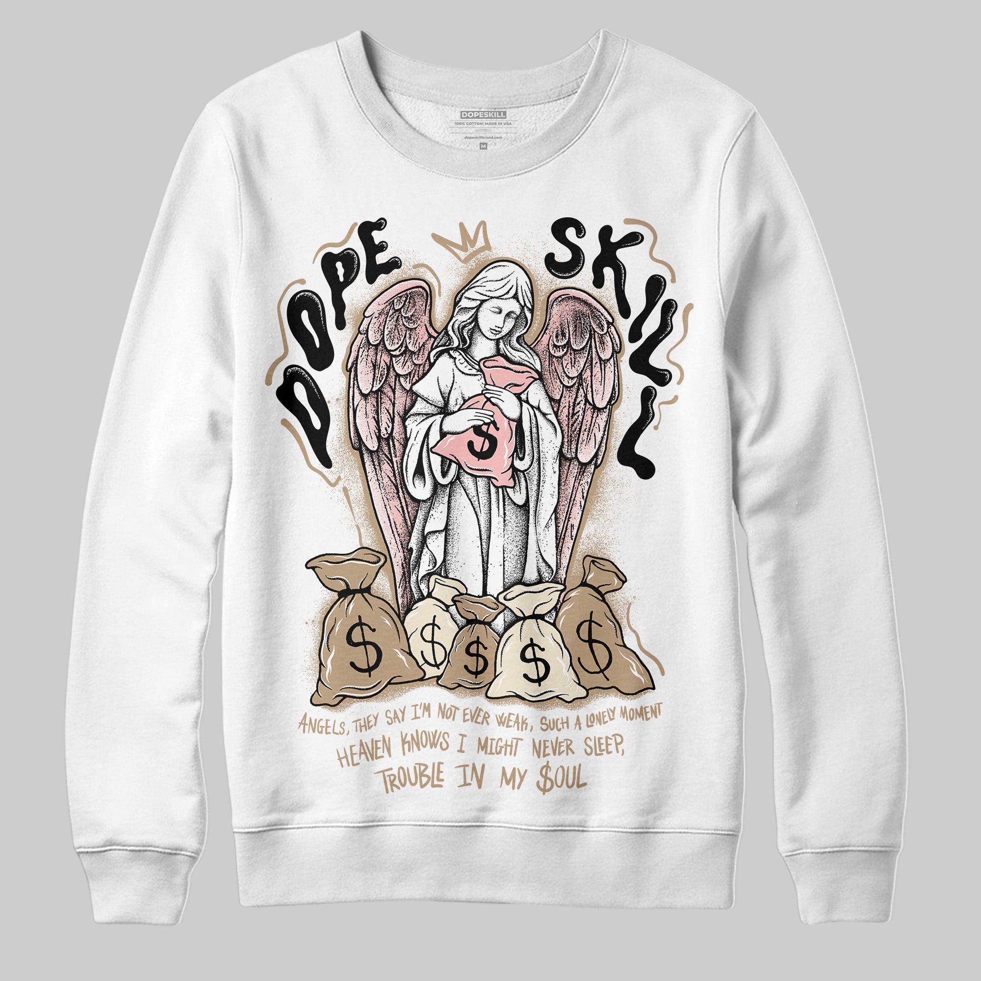 AIR FORCE 1 LINEN superstreetwear Sweatshirt Angels Graphic