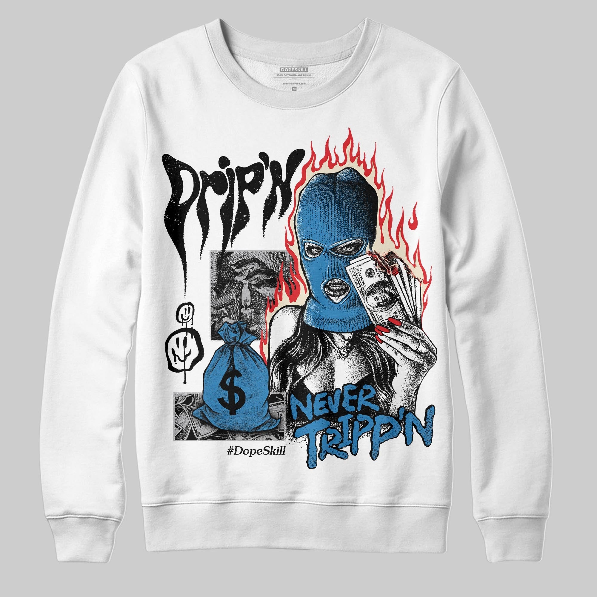 Rare Air 3s superstreetwear Sweatshirt Drip'n Never Tripp'n Graphic