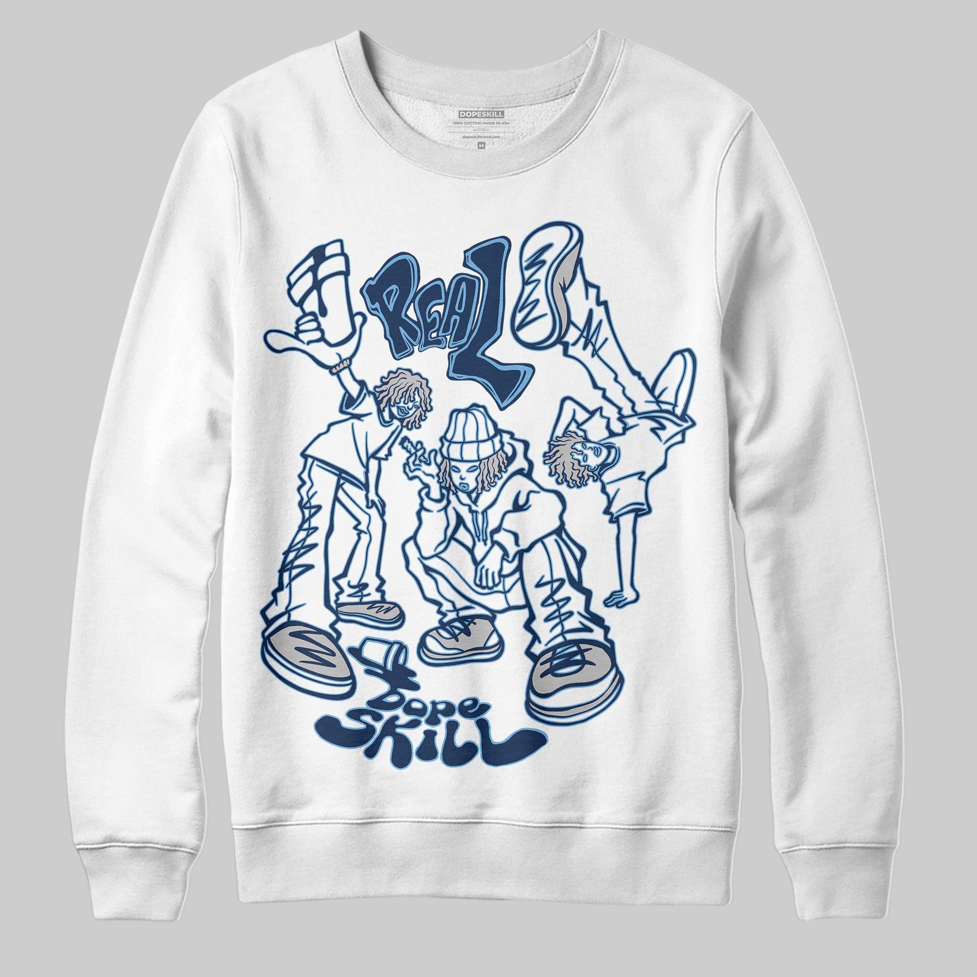 Summit White Navy 4s superstreetwear Sweatshirt Real Y2K Players Graphic
