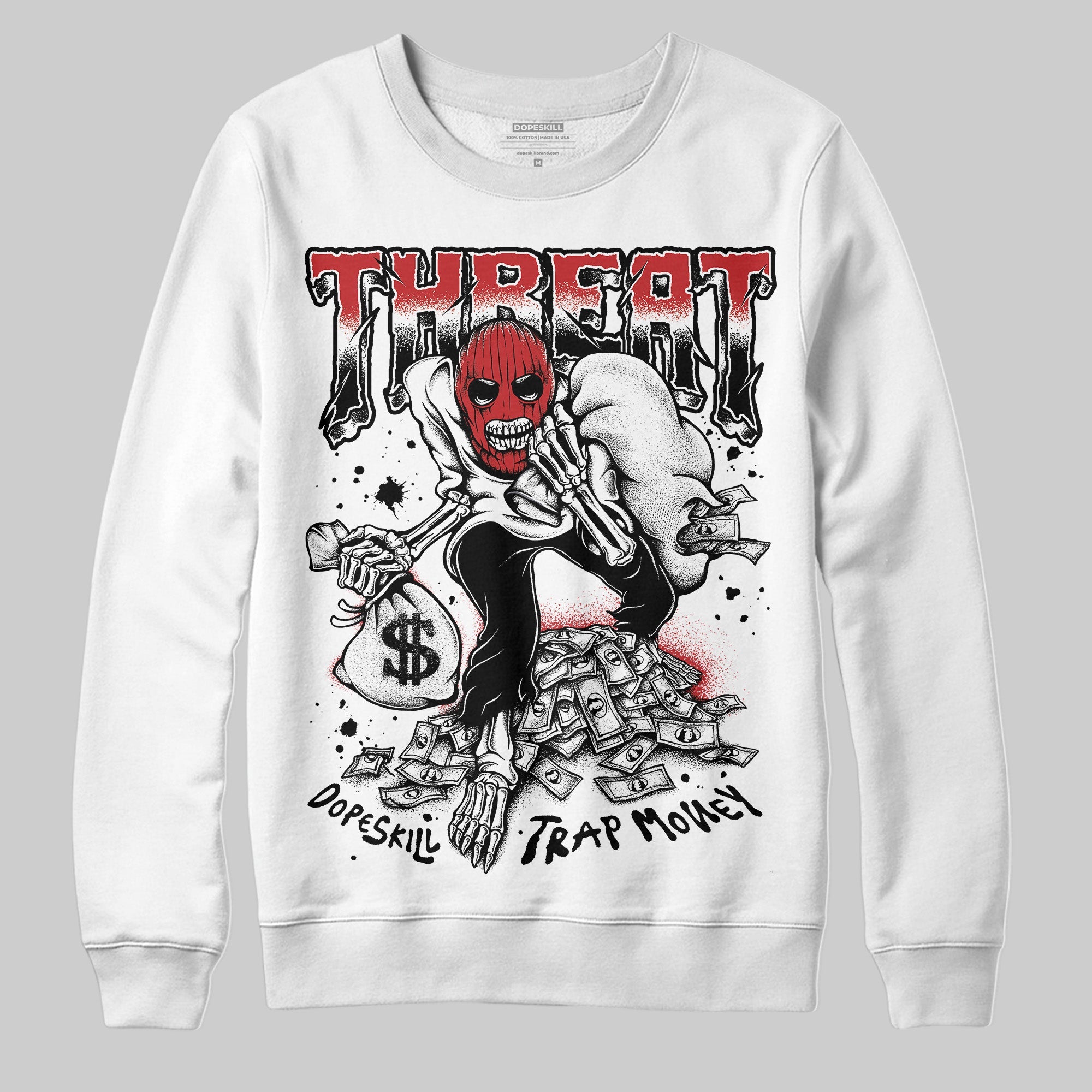 Bred 11s superstreetwear Sweatshirt Threat Graphic