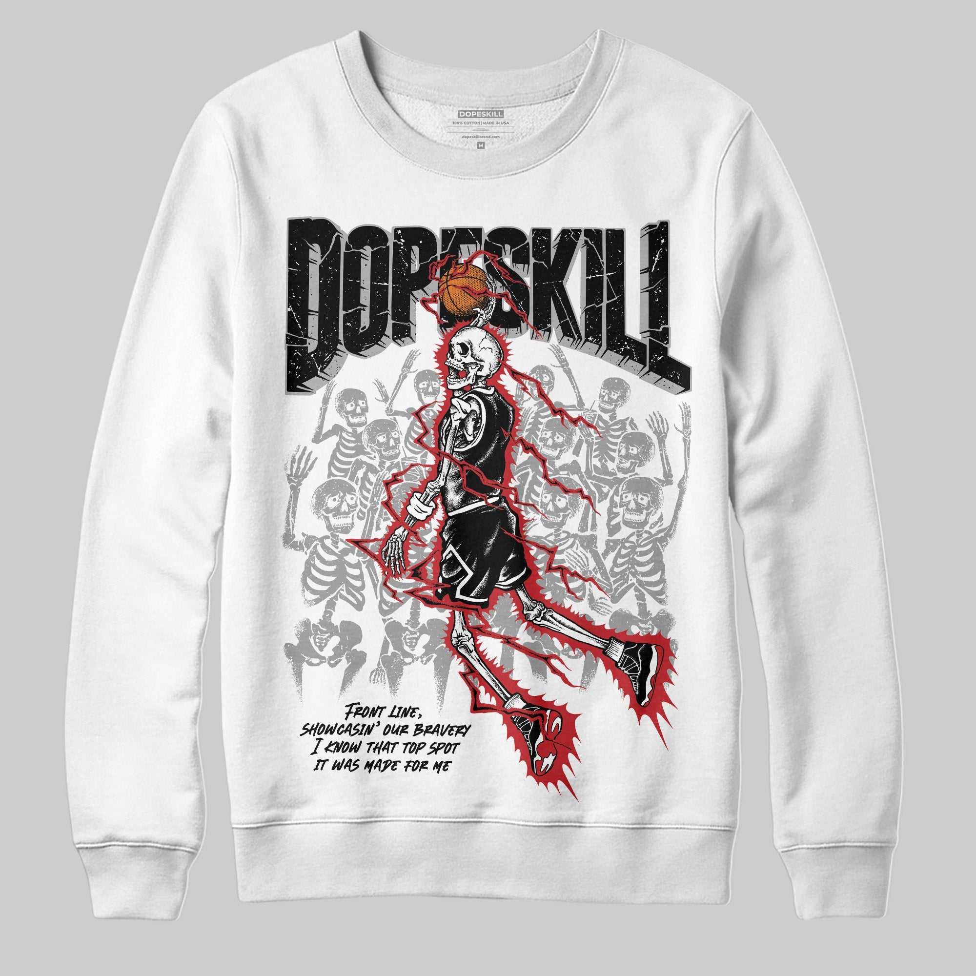 Bred Velvet 11s superstreetwear Sweatshirt Thunder Dunk Graphic