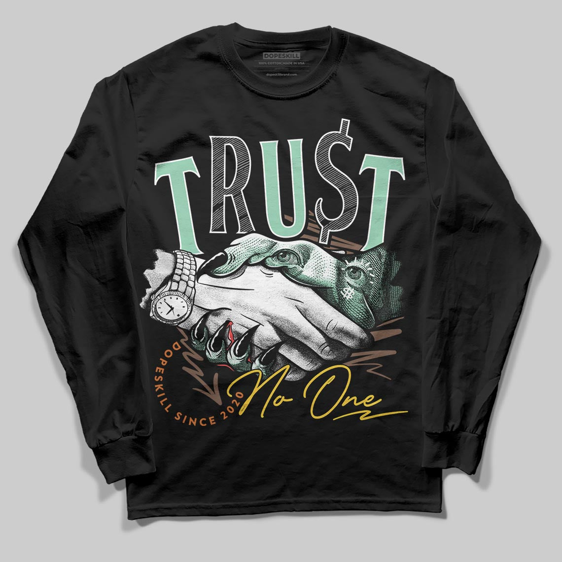 SB Dunk a??Rodeoa?? superstreetwear Long Sleeve T-Shirt Trust No One Graphic