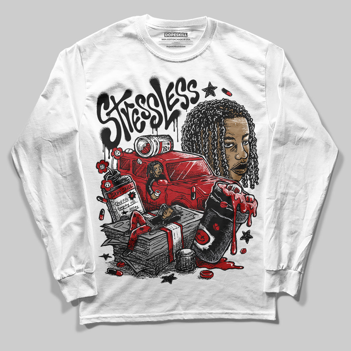 Black Toe Reimagined 1s superstreetwear Long Sleeve T-Shirt Stressless Graphic