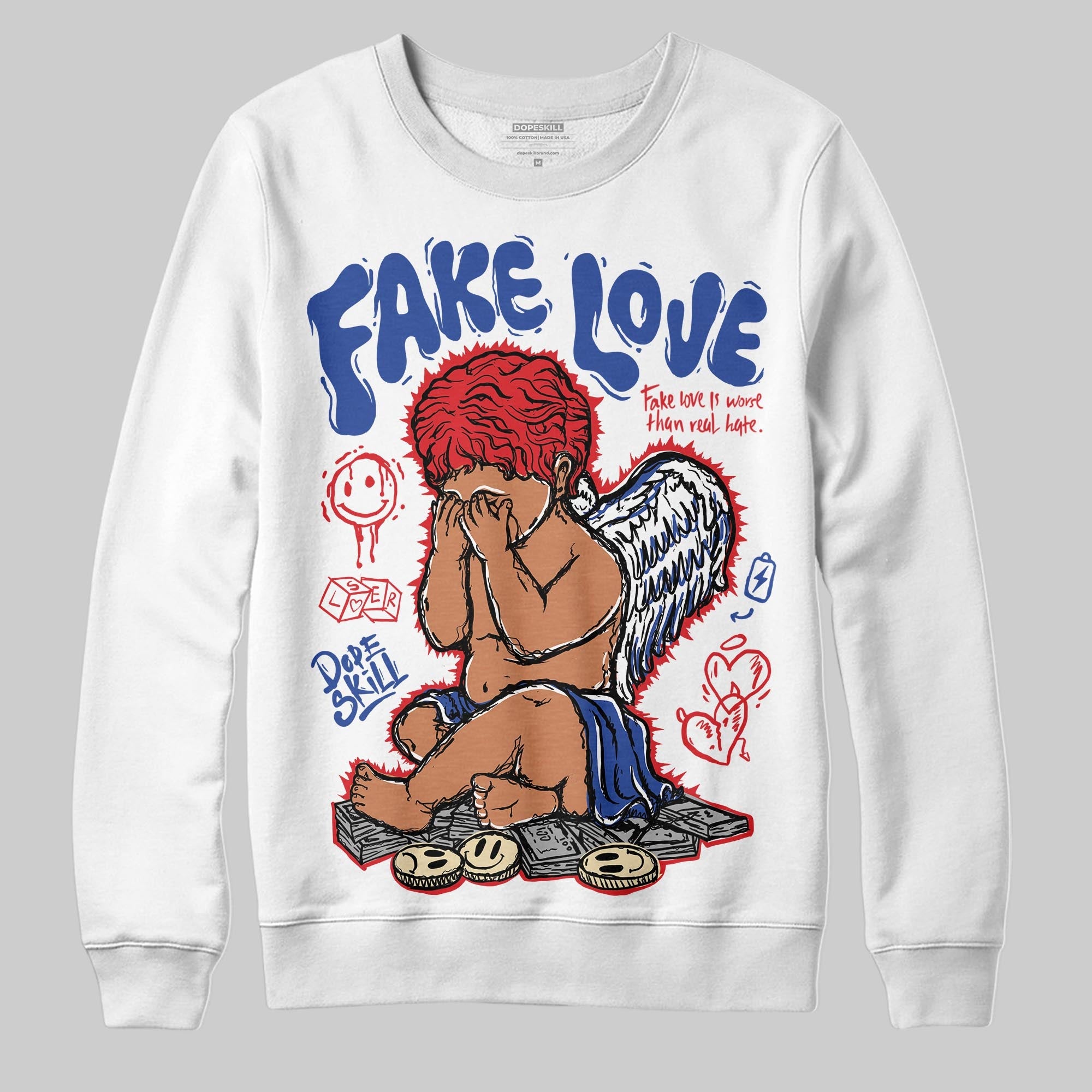 Seoul 2.0 3s superstreetwear Sweatshirt False Love Graphic