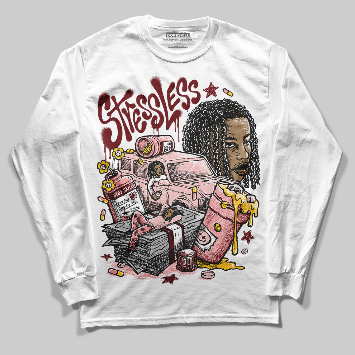 VALENTINE'S Day 3s superstreetwear Long Sleeve T-Shirt Stressless Graphic