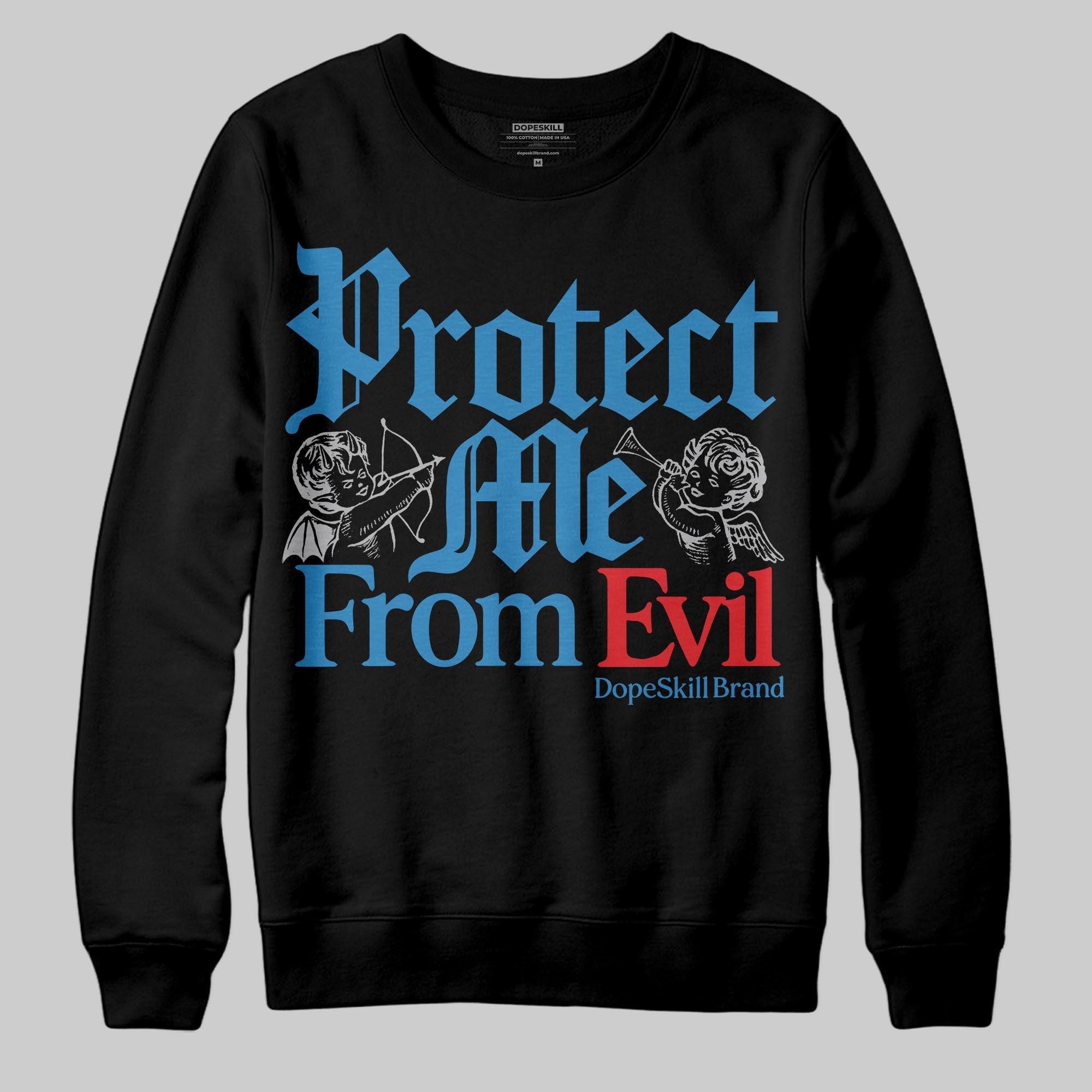 Rare Air 3s superstreetwear Sweatshirt Protect Me From Evil Graphic