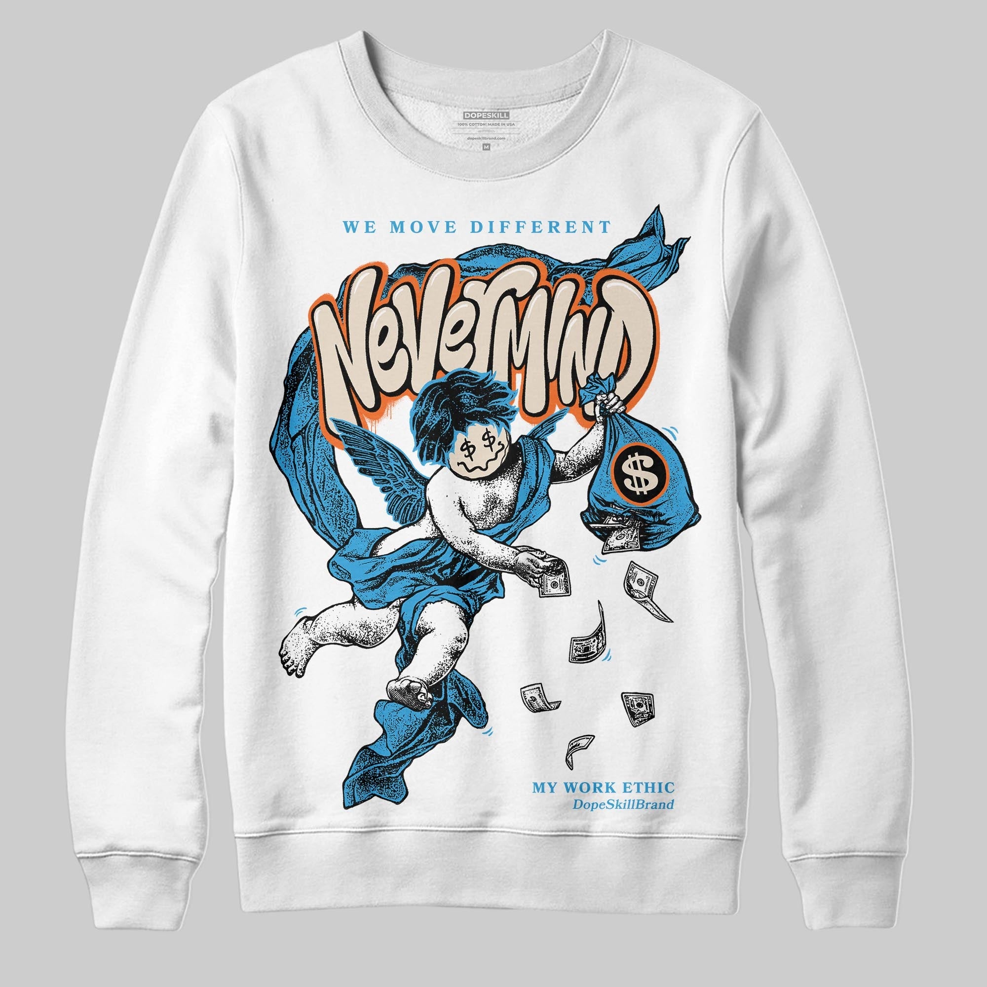 UNC Reimagined 1s superstreetwear Sweatshirt Nevermind Graphic