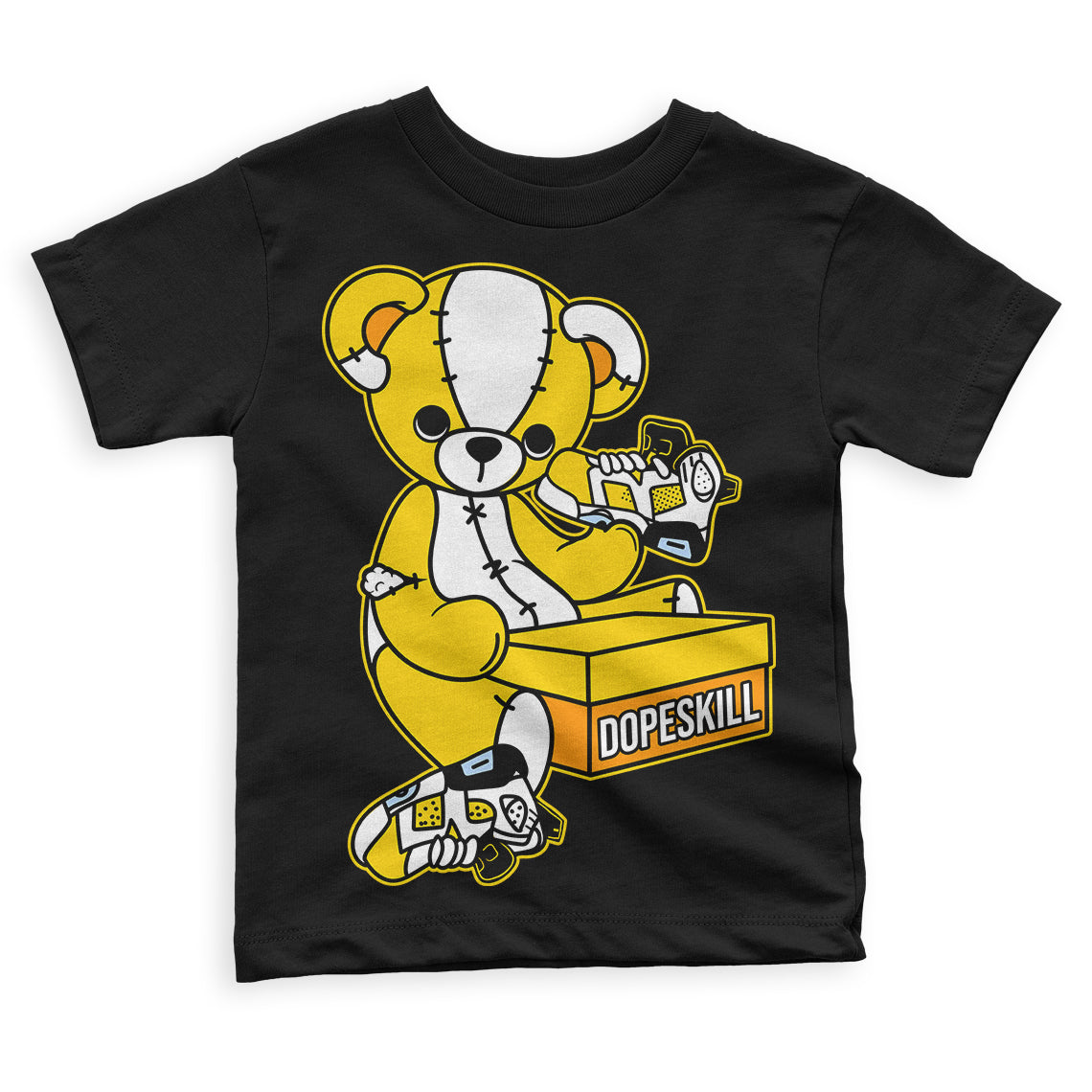 Yellow Ochre 6s superstreetwear Toddler Kids T-shirt Sneakerhead BEAR Graphic