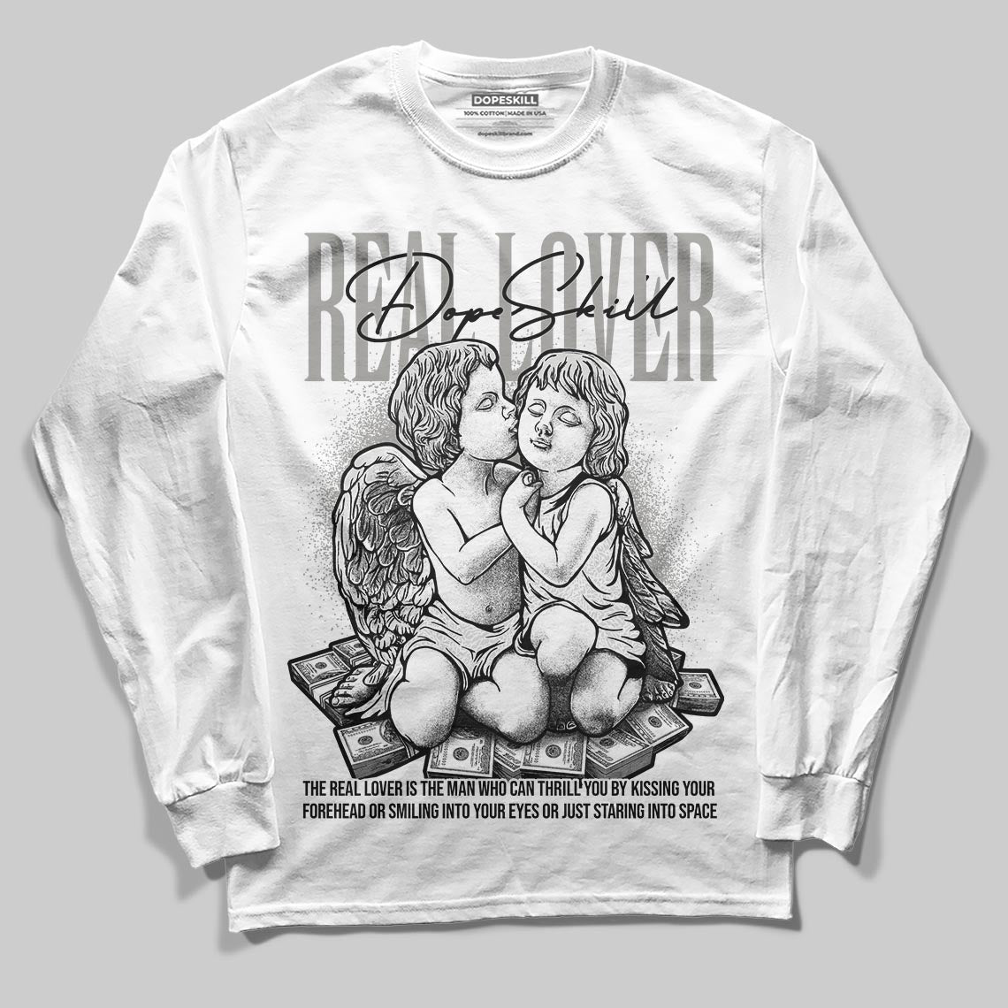 Pure Money 3s superstreetwear Long Sleeve T-Shirt Real Lover Graphic