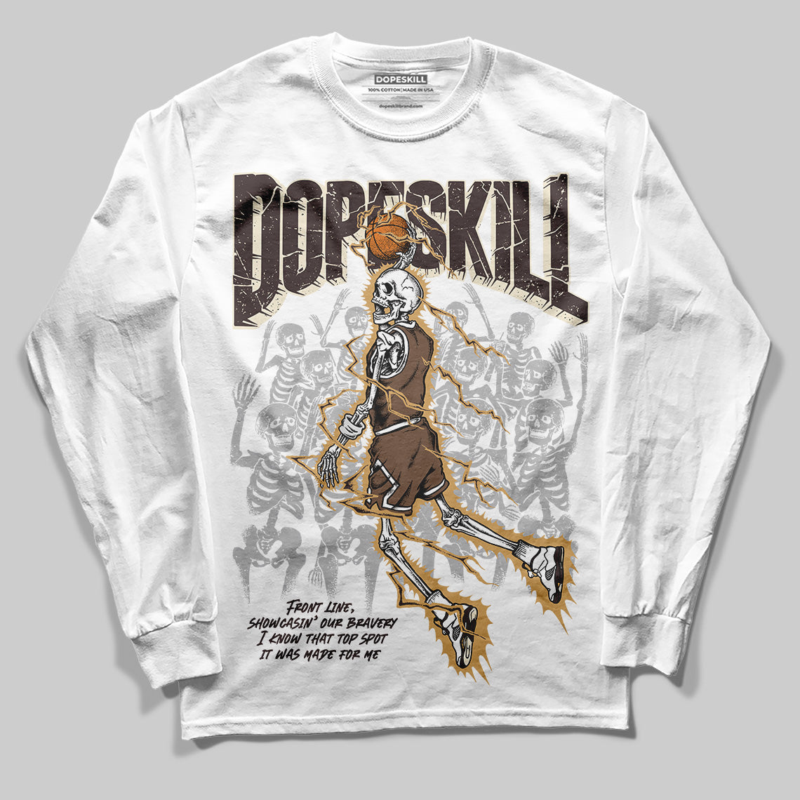 Earth 5s superstreetwear Long Sleeve T-Shirt Thunder Dunk Graphic
