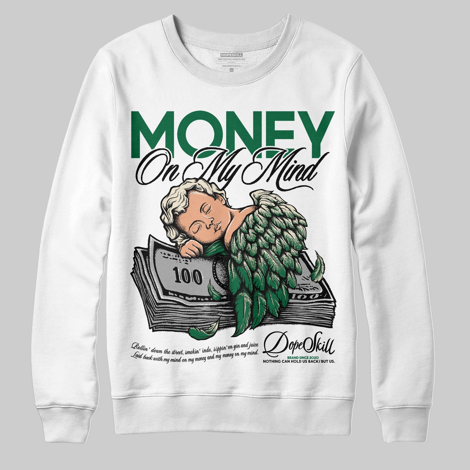 Pine Green 13s superstreetwear Sweatshirt MOMM Graphic