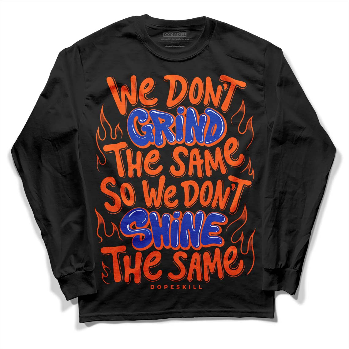 Dunk Low Futura Orange Blaze superstreetwear Long Sleeve T-Shirt Grind Shine Graphic