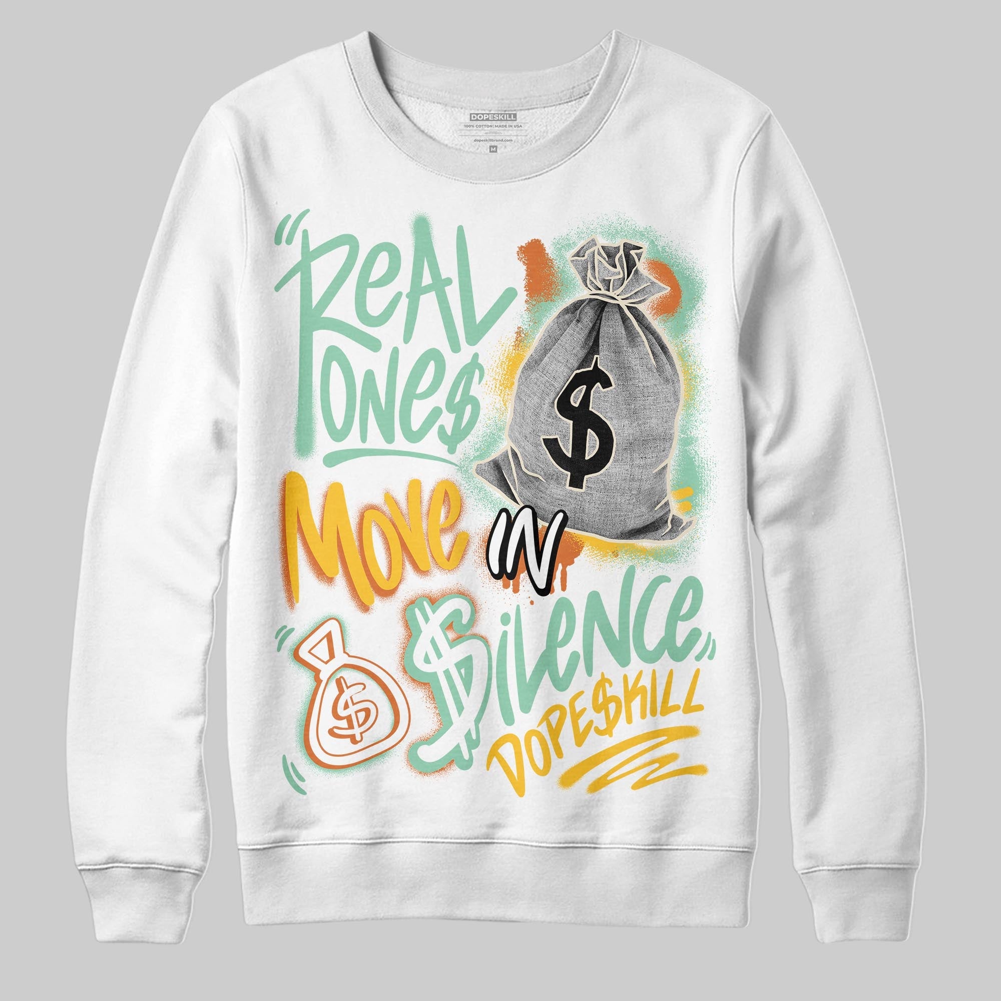 SB Dunk ¡°Rodeo¡± superstreetwear Sweatshirt Real Ones Move In Silence Graphic