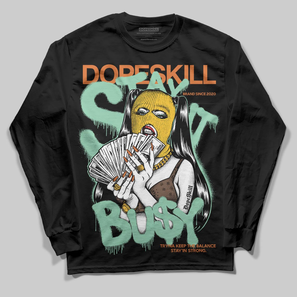 SB Dunk a??Rodeoa?? superstreetwear Long Sleeve T-Shirt Stay It Busy Graphic
