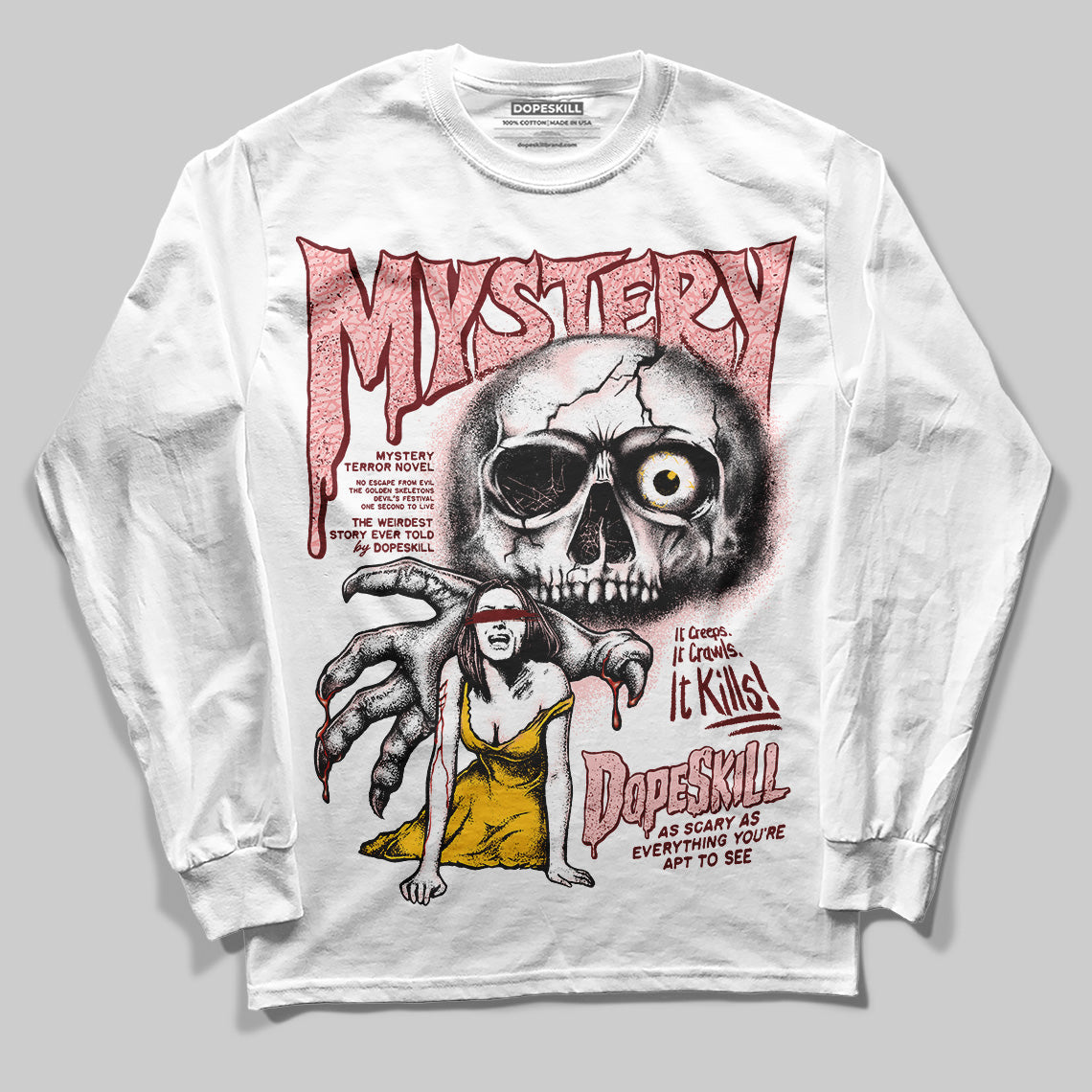 VALENTINE'S Day 3s superstreetwear Long Sleeve T-Shirt Mystery Ghostly Grasp Graphic