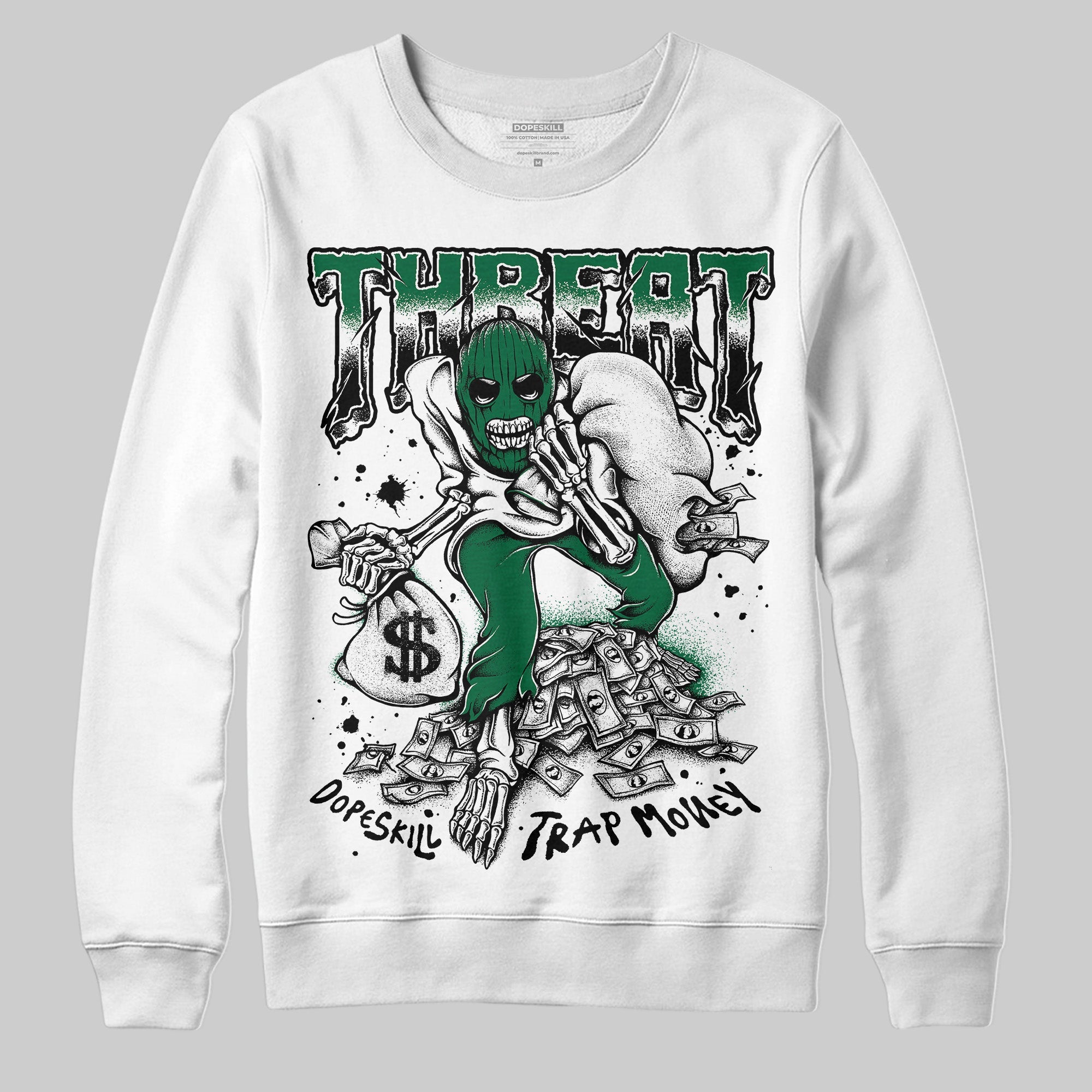 Pine Green 13s superstreetwear Sweatshirt Threat Graphic