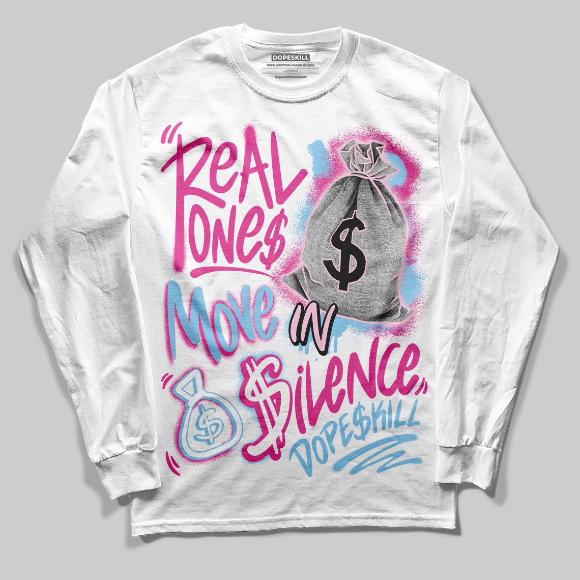 Doernbecher 6s superstreetwear Long Sleeve T-Shirt Real Ones Move In Silence Graphic