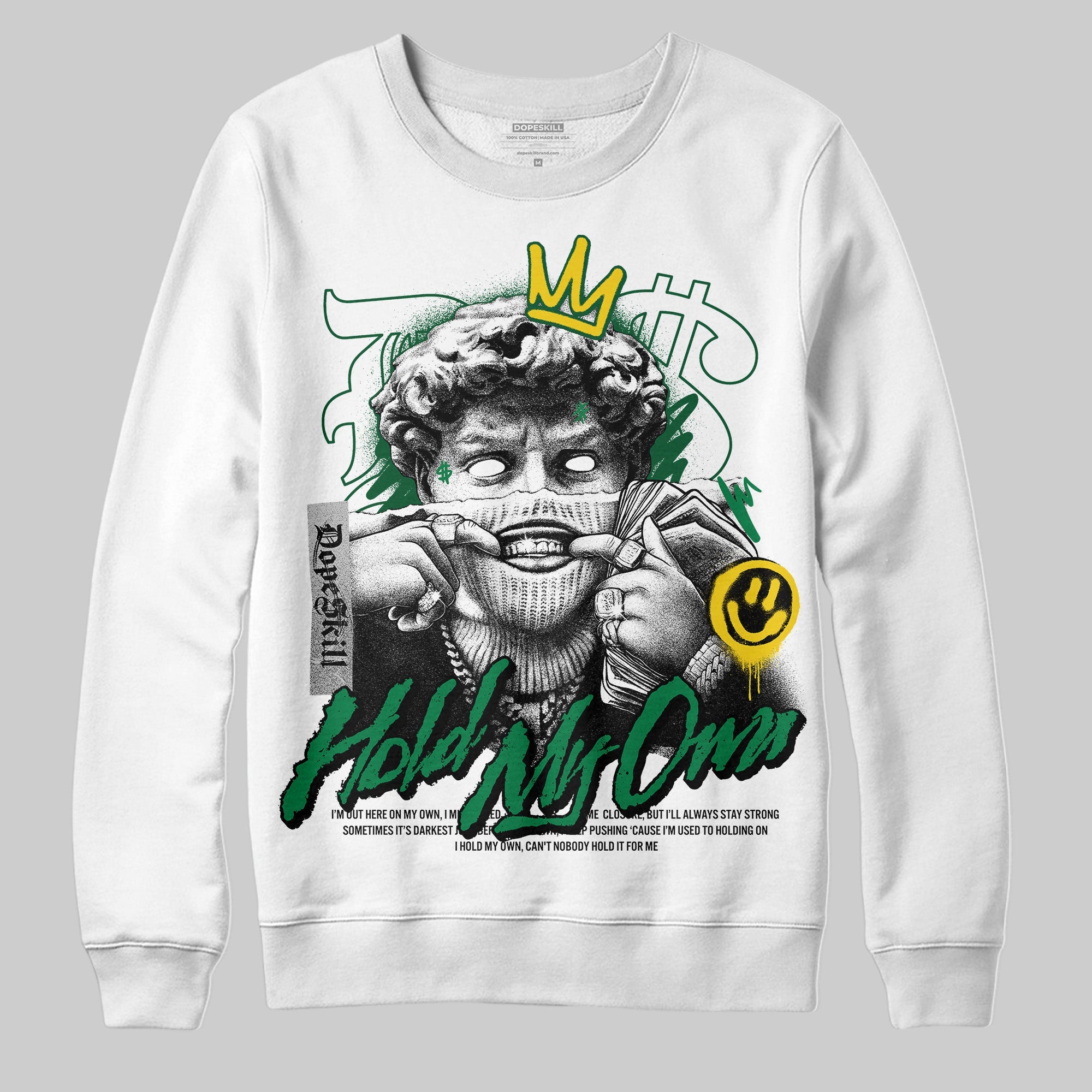 Green Collection superstreetwear Sweatshirt In My Way Graphic
